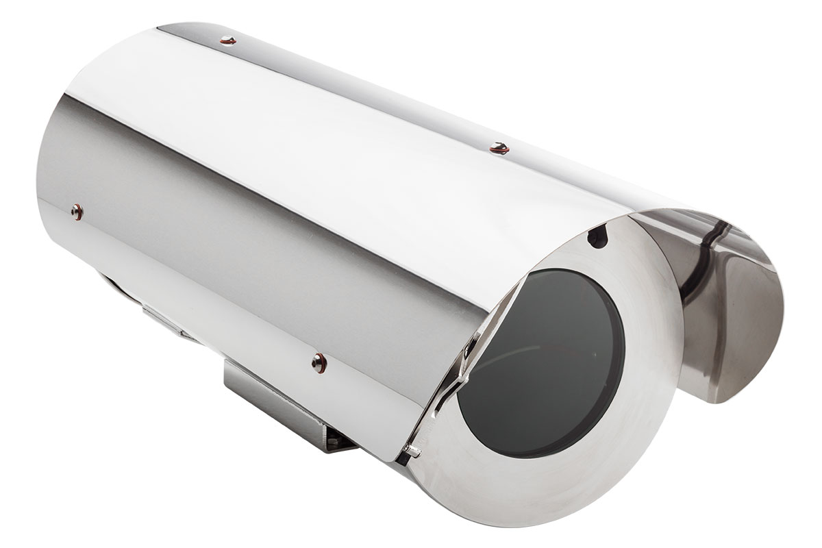 Very large CCTV camera housings for big zoom lenses Long range