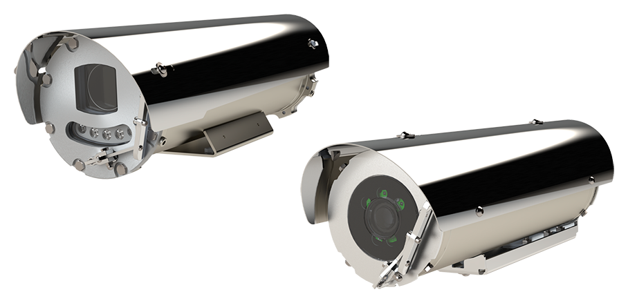 Innovative bullet camera stations with IR illuminators